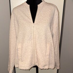 Liz Claiborne xl Cream  Jacket